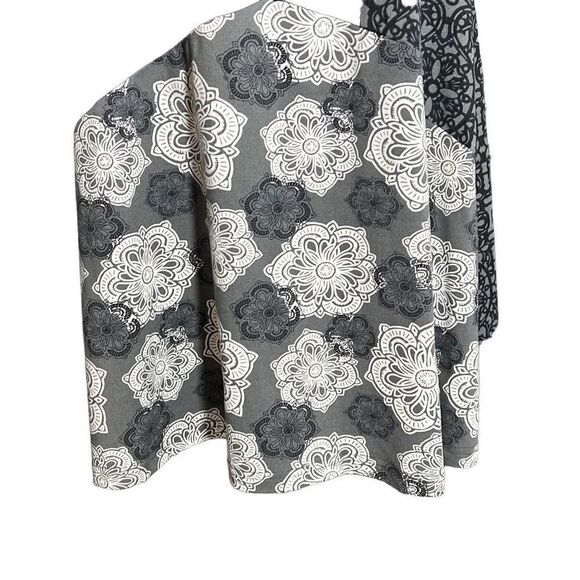 Lola Women's Halter Neck Print Allover Gray Mini Dress Size L - Picture 8 of 8